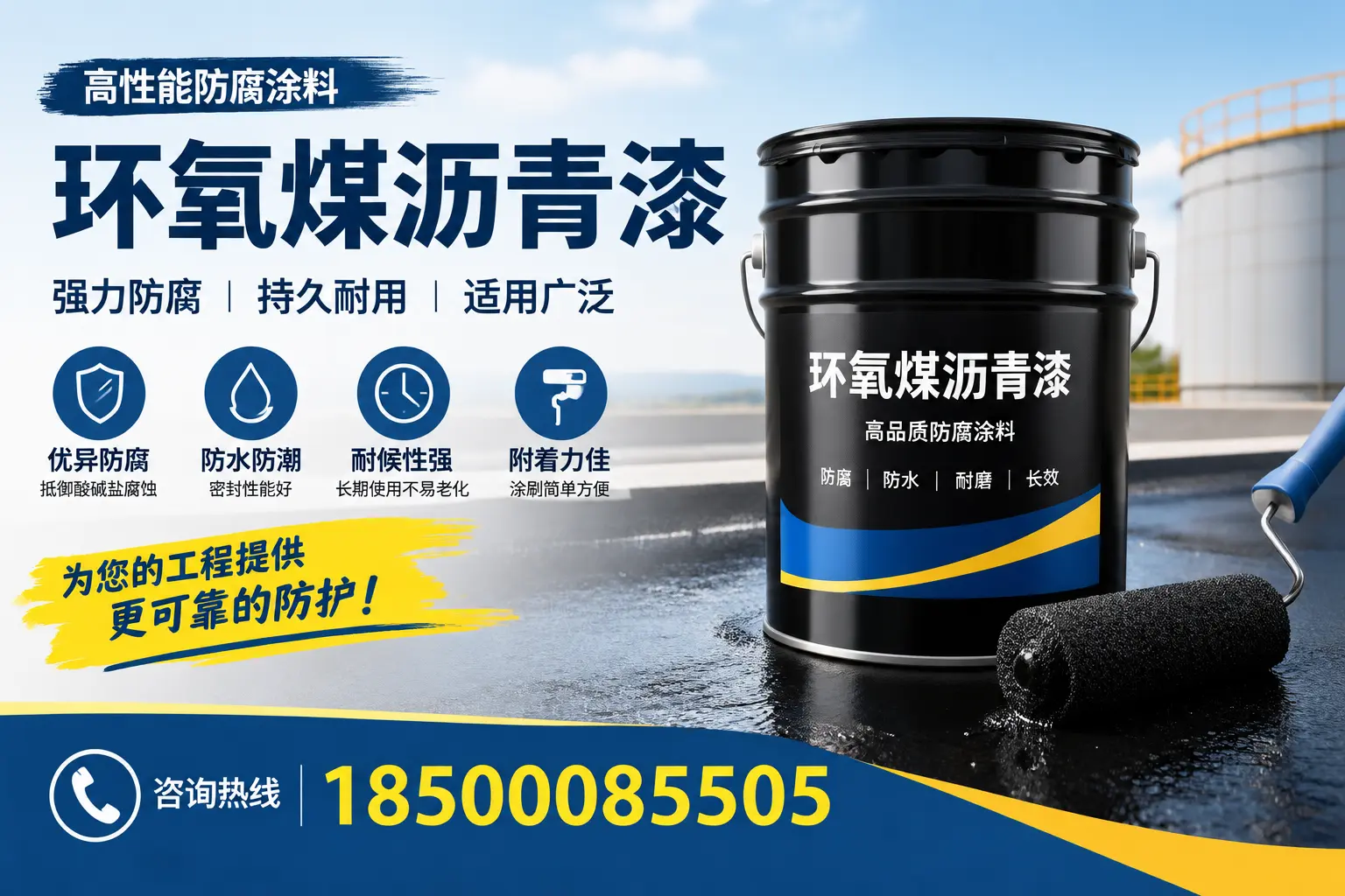 环氧煤沥青漆的施工步骤详解，张掖装修必备知识